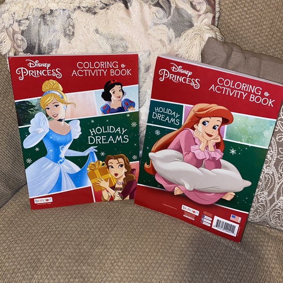 💚💛💙💜💖NWT Disney Princess Jumbo Coloring & Activity Books - Picture 3 of 5